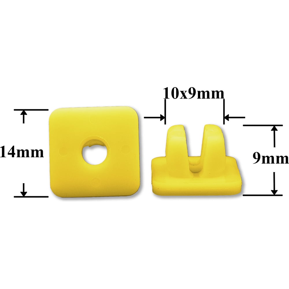 Изображение товара Автокрепеж для Lexus и Toyota Клипса под саморез 1252 желтый 10 шт