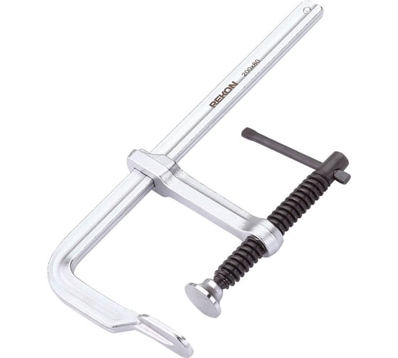 Изображение товара Цельнометаллическая струбцина REKON RF01-200-80 c Т-образной рукояткой 058006