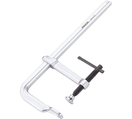 Изображение товара Цельнометаллическая струбцина REKON RF01-300-120 c Т-образной рукояткой 058017