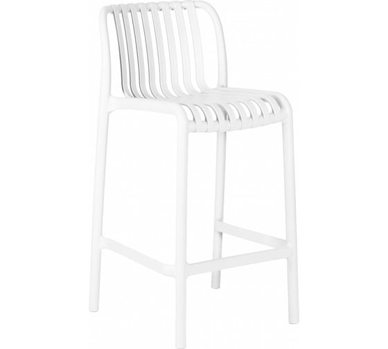 Изображение товара Стул полубарный DOBRIN CHLOE (цвет белый) LMZL-PP777-1_P-W-02