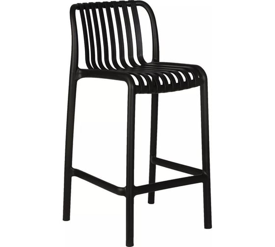 Изображение товара Стул полубарный DOBRIN CHLOE (цвет черный) LMZL-PP777-1_P-B-03