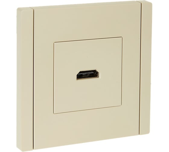 Изображение товара Розетка HDMI IEK FORTEPIANO FP440 ваниль FP-H10-K10