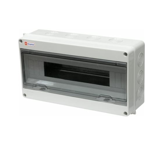 Изображение товара Шкаф открытой установки на 18 автоматов Экопласт 198х365х108мм IP65 46418