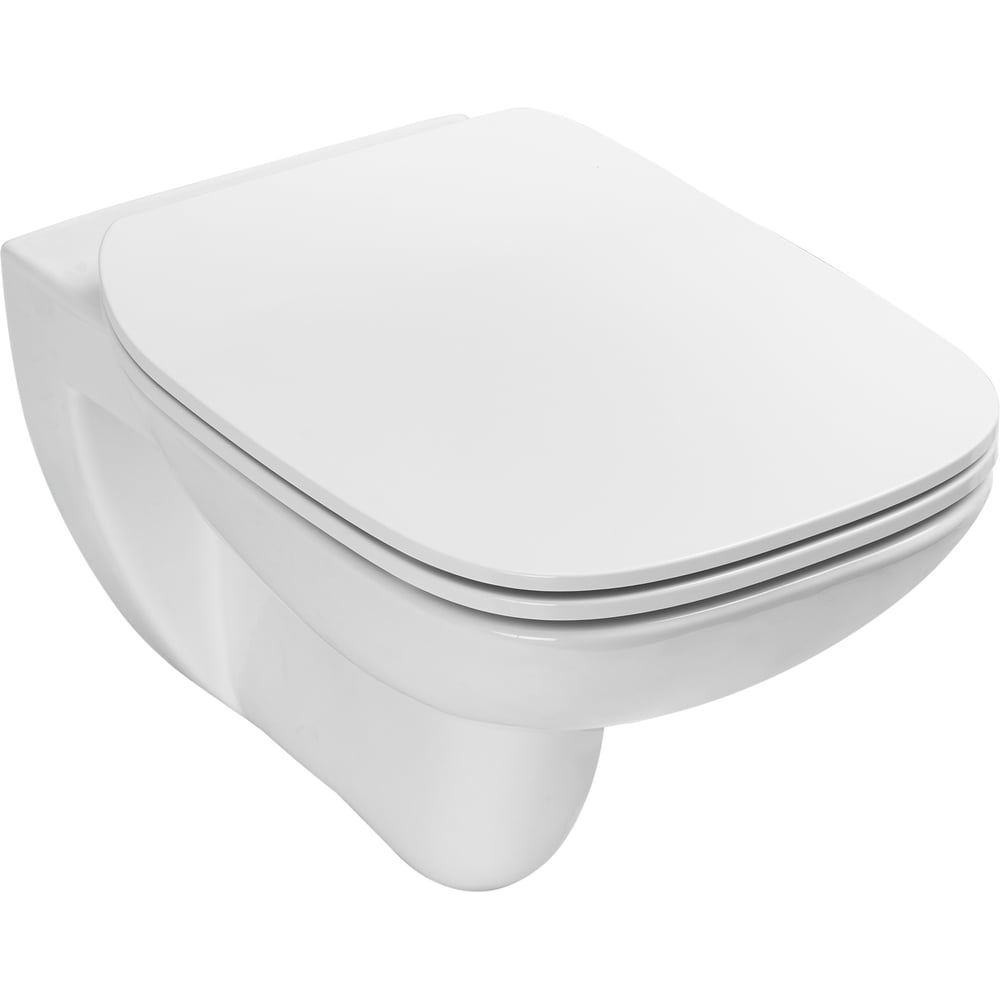 Изображение товара Тонкое сиденье ROCA Debba дюропласт soft close 8019D2003 для унитаза белое