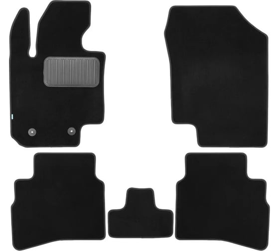 Изображение товара Коврики в салон Klever Premium GAC Trumpchi M8 II 2022- Минивэн, 5шт. (текстиль) / Джак / Гак Триумф KLEVER0510500322110kh