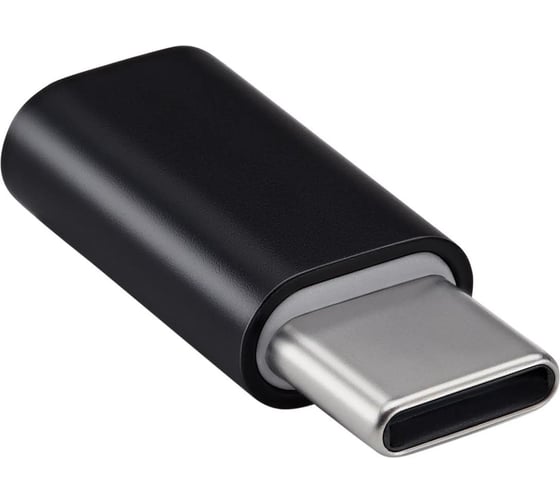 Изображение товара Переходник BHP RET TPC-MCR micro USB (f)-USB Type-C (m) черный BURO 488063