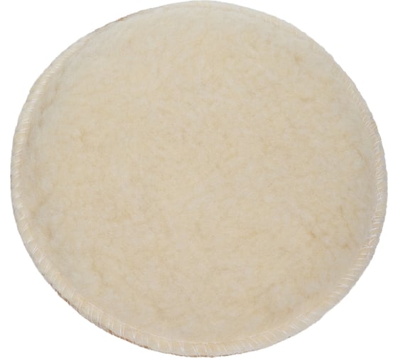 Изображение товара Круг полировальный 150 мм овчина натуральная на липучке стандарт Diamond Industrial DIDPOL150ST