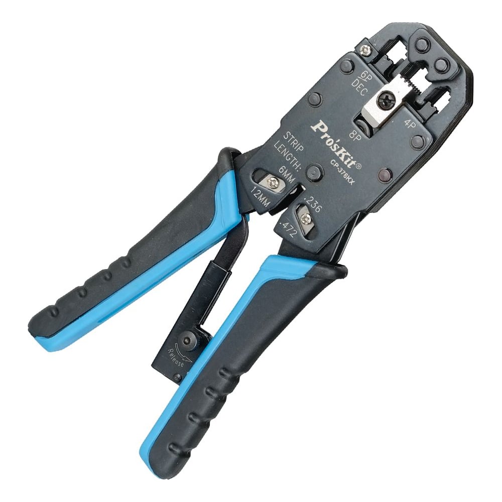 Изображение товара Кримпер универсальный Pro'sKit CP-376KX для сетевых разъемов RJ11 RJ12 RJ45