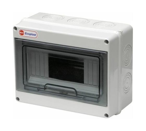 Изображение товара Шкаф открытой установки на 8-9 автоматов Экопласт 155х200х93мм IP65 46408