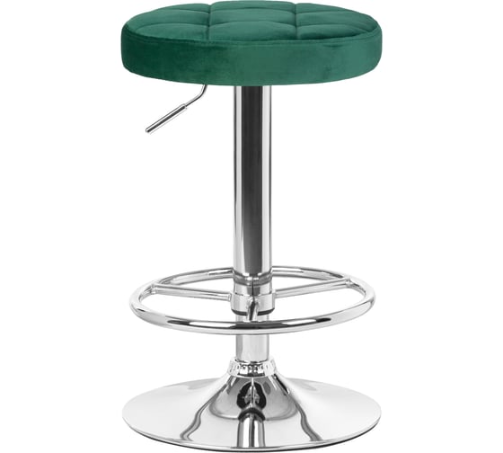 Изображение товара Табурет барный DOBRIN BRUNO (цвет сиденья зеленый велюр (MJ9-88), цвет основания хром) LM-5008_CH-M_V-MJ9-88