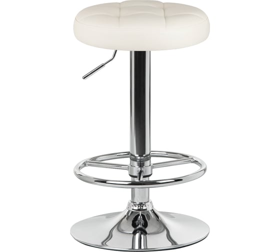Изображение товара Табурет барный DOBRIN BRUNO (цвет сиденья кремовый, цвет основания хром) LM-5008_CH-M_EL-cream