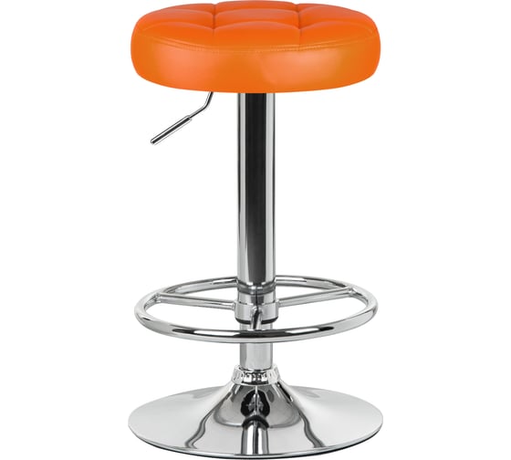 Изображение товара Табурет барный DOBRIN BRUNO (цвет сиденья оранжевый, цвет основания хром) LM-5008_CH-M_EL-orange