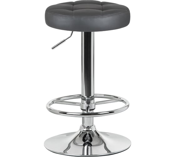 Изображение товара Табурет барный DOBRIN BRUNO (цвет сиденья серый, цвет основания хром) LM-5008_CH-M_EL-188-55