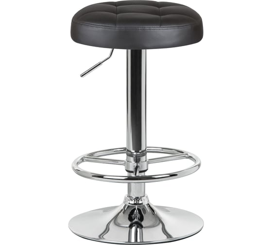 Изображение товара Табурет барный DOBRIN BRUNO (цвет сиденья черный, цвет основания хром) LM-5008_CH-M_EL-black