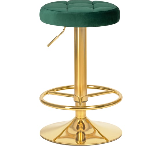 Изображение товара Табурет барный DOBRIN BRUNO GOLD (цвет сиденья зеленый велюр (MJ9-88), цвет основания золото) LM-5008_G-M_V-MJ9-88
