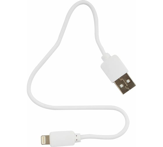 Изображение товара Кабель Гарнизон USB A(M) - Lightning, 0.3м, белый GCC-USB2-AP2-0.3M-W