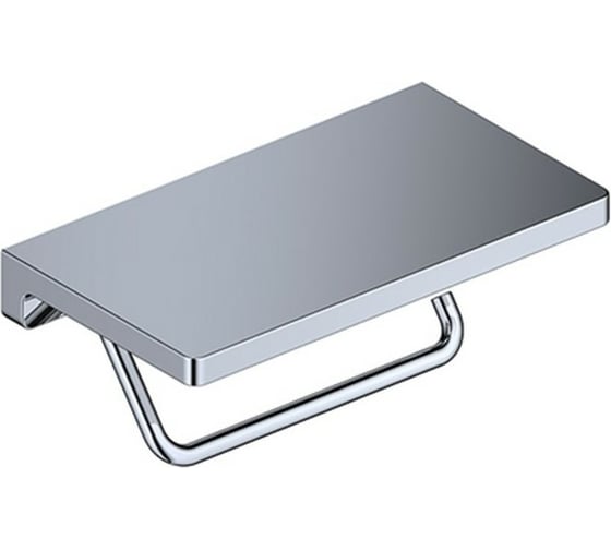 Изображение товара Держатель туалетной бумаги WasserKRAFT с полочкой для телефона K-1425