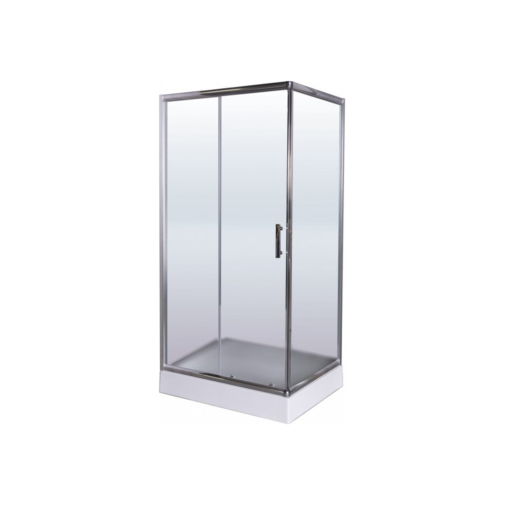 Изображение товара Душевой уголок Esbano ESR-8021 с раздвижными дверями хром 1200x800 мм