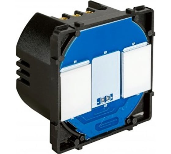 Изображение товара Функциональная часть умного выключателя Sibling в рамку 2кл. (47x47мм) 00-01018311