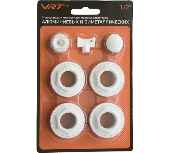 Изображение товара Комплект для радиатора VRT 1/2'' без кронштейна 554157