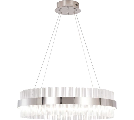 Изображение товара Люстра подвесная Балтийский светлячок серебристая хрустальная LED LP-10012