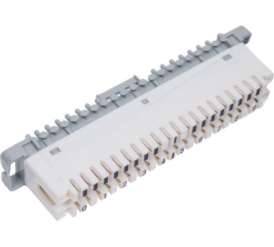 Изображение товара Размыкаемый плинт W&T 2/10 тип LSA на 10 пар WT-1001A-ABS