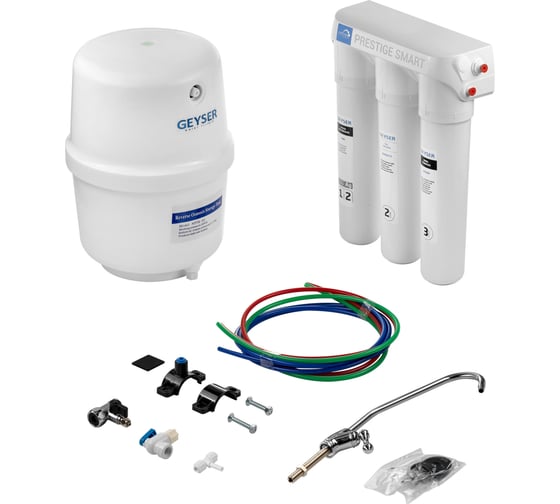Изображение товара Система обратного осмоса Гейзер Престиж Смарт Антибор 20055