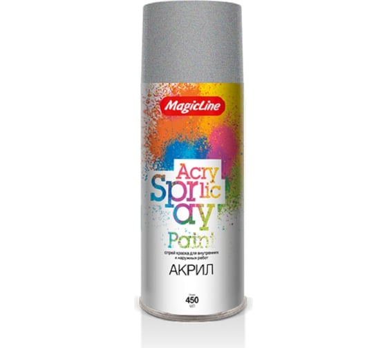 Изображение товара Краска RUNWAY серебряная 265г Magic Line 100