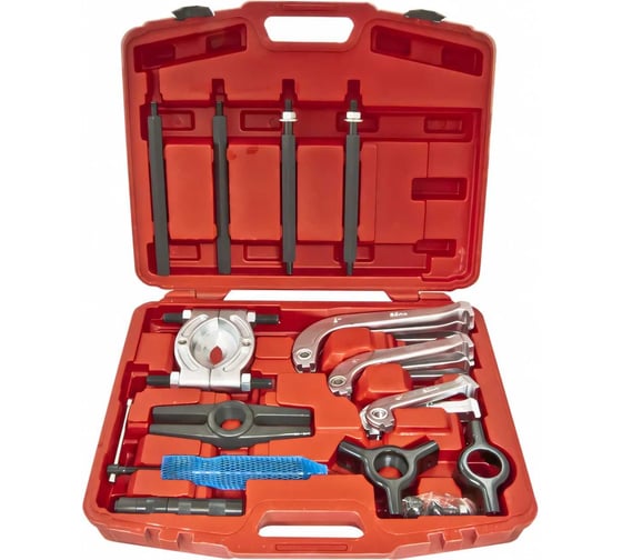 Изображение товара Универсальный набор съемников подшипников в кейсе ЭВРИКА ER-86848