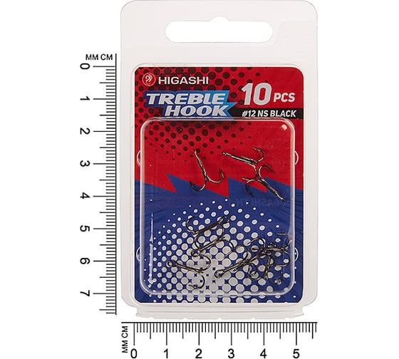 Изображение товара Тройники HIGASHI TH-1 #12 NS Black 00601