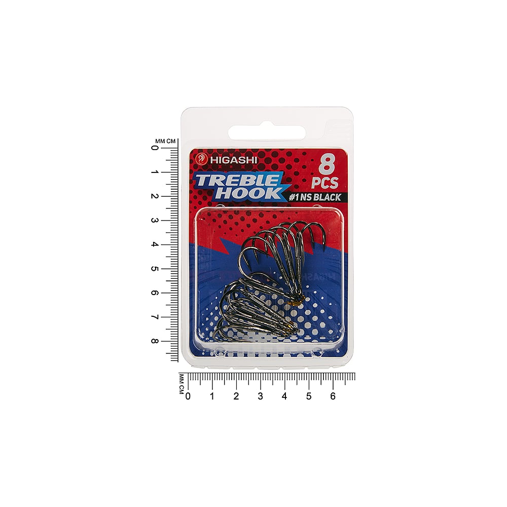 Изображение товара Тройники HIGASHI TH-1 1 мм NS Black 8 шт для труб монтажных