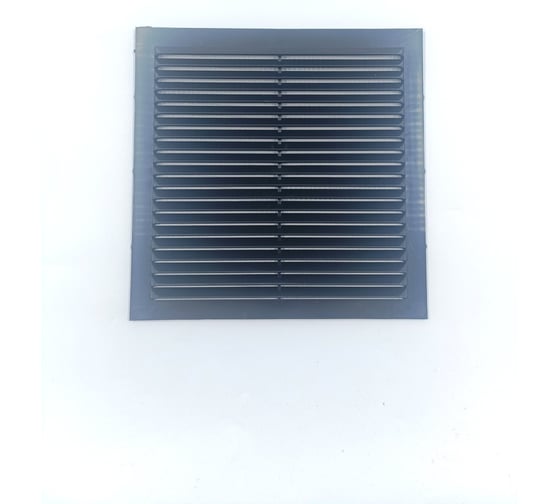 Изображение товара Решетка вентиляционная вытяжная Серия В 130х130 мм, пластик, черный ВИЕНТО 1313В-черный