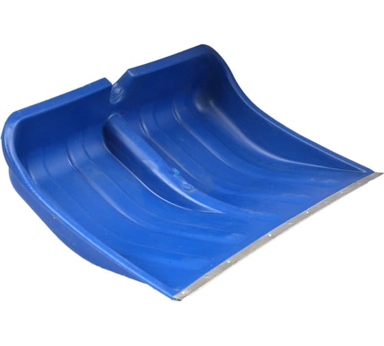 Изображение товара Лопата для снега Репка Прайм Павлово пластмассовая, цветная, с алюминиевой планкой, без черенка 15432