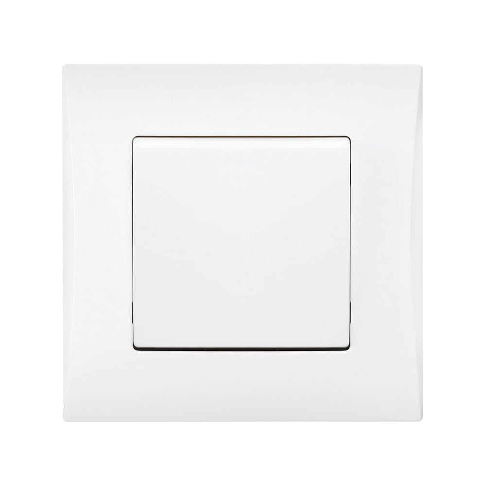Изображение товара Выключатель 1-клавишный Smartbuy 10А белый "Вега" SBE-08w-10-SW1-0