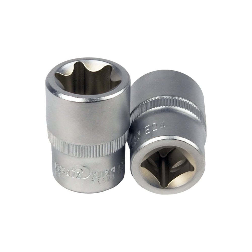 Изображение товара Головка торцевая TORX Е24 1/2 дюйма CrV профессиональный инструмент