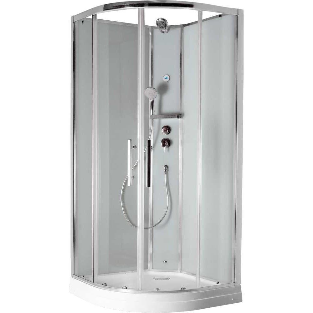 Изображение товара Душевая кабина TIMO Premium ILMA 9090222 с раздвижными дверями и низким поддоном