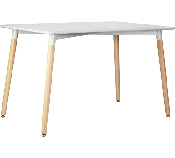 Изображение товара Обеденный стол DOBRIN SERRA WIDE цвет столешницы светло-серый, цвет основания светлый бук LMZL-TD-04_LB-MTR_MDF-GR-01