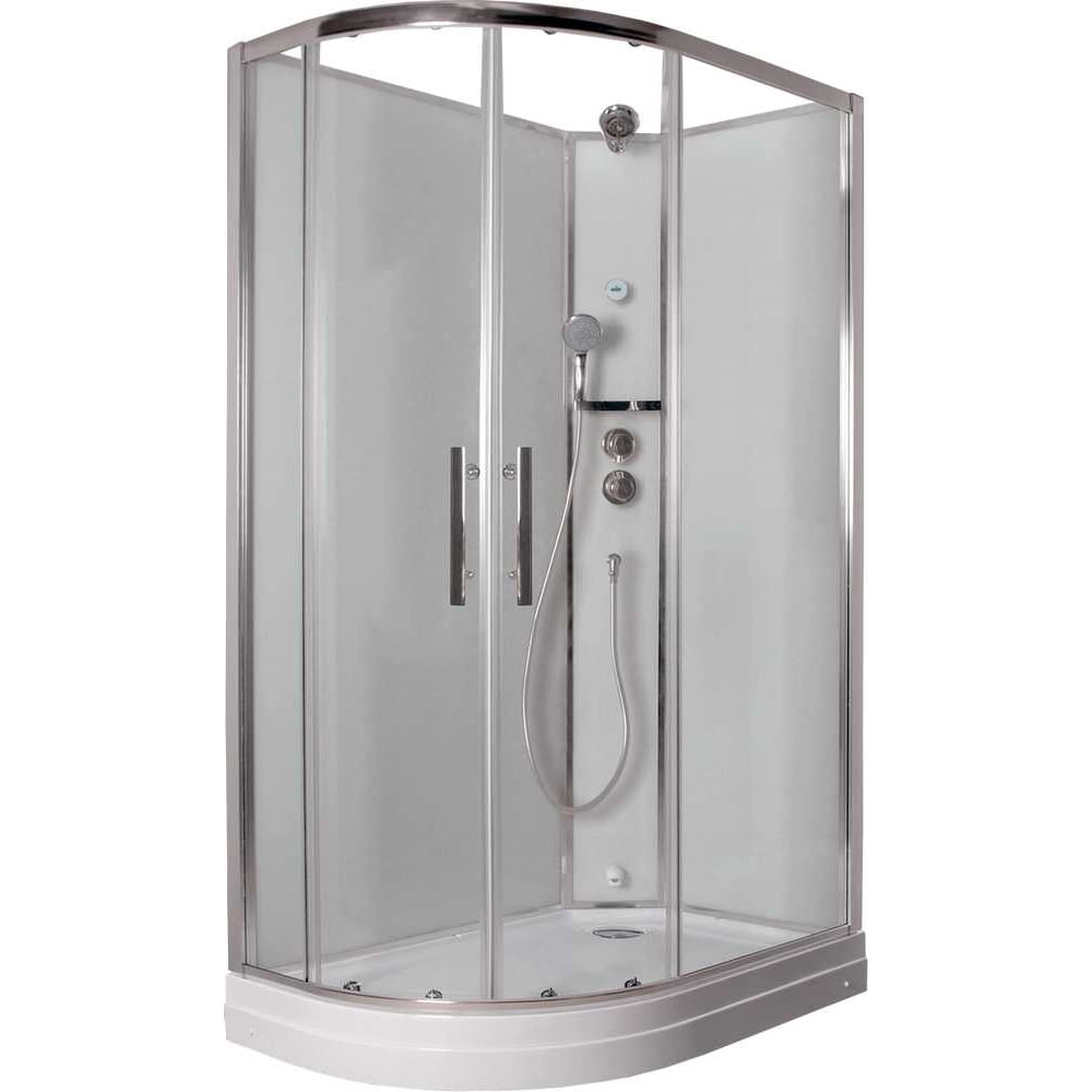 Изображение товара Современная душевая кабина TIMO Premium ILMA 12080222 ILMA902R асимметричная низкий поддон