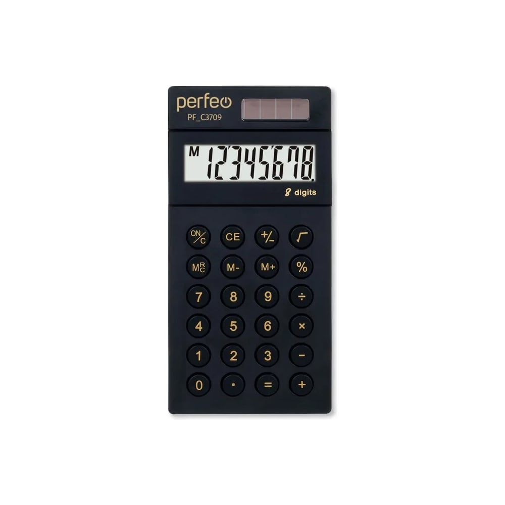 Карманный восьмиразрядный калькулятор Perfeo PF_C3709 30016132