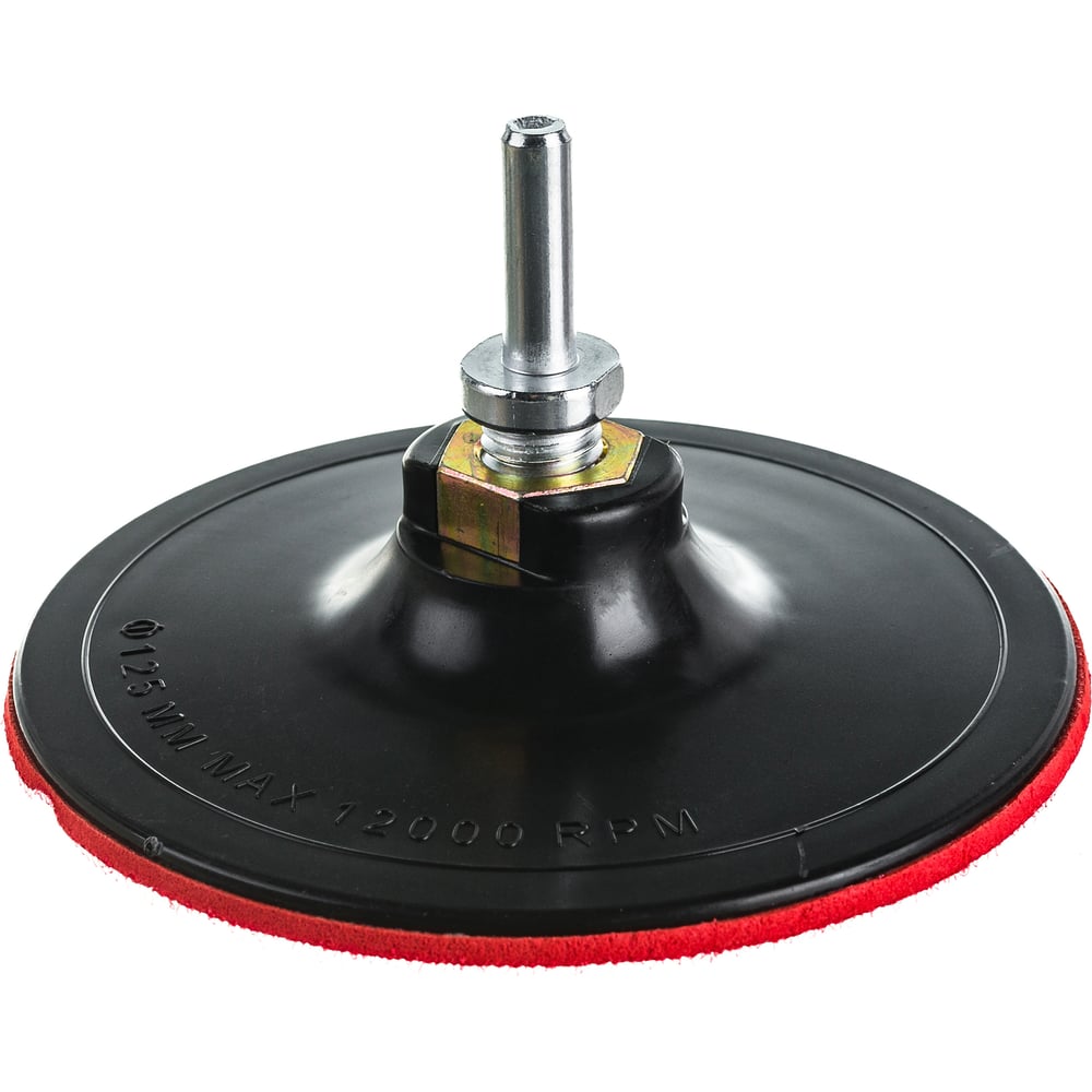 Тонкий шлифовальный диск для УШМ и дрели SKRAB насадка с липучкой для дрели и ушм тундра толстый резиновый диск м14 с адаптером 100 мм 971820