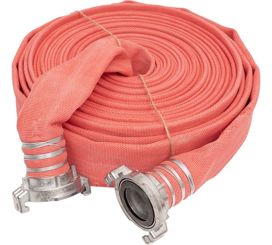 Изображение товара Рукав напорный «латексированный» с 2 головками 20 м, d-50мм, 1,6 мПа Gigant GRA-03