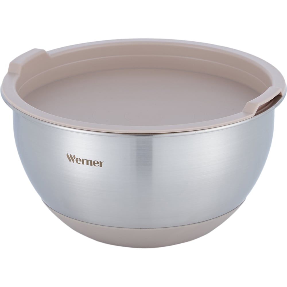 Изображение товара Миска с крышкой WERNER Gusto 16 см 1.4 л из нержавеющей стали и пластика