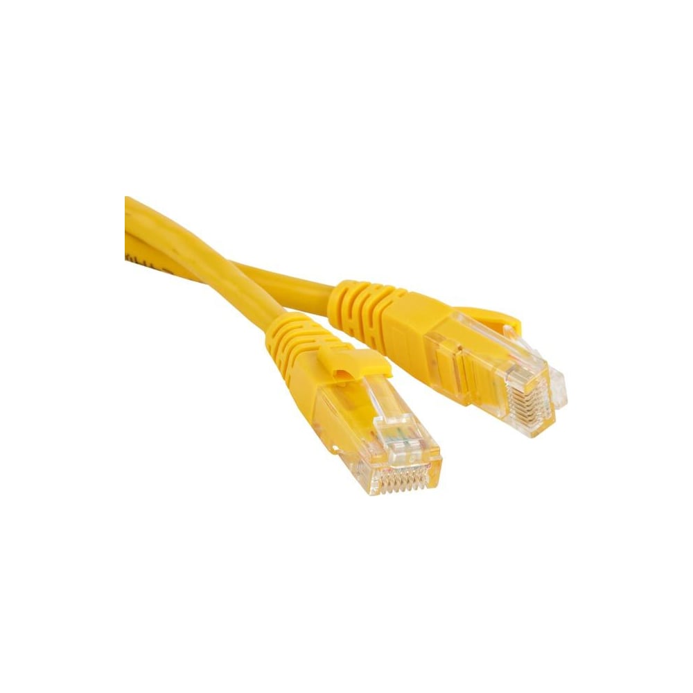 фото Патч-корд lanmaster rj45 - rj45, 4 пары, utp, категория 6, 2 м, желтый lan-pc45/u6-2.0-yl