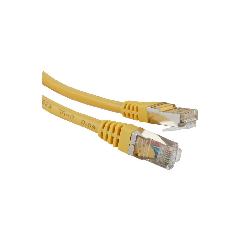 фото Патч-корд lanmaster rj45 - rj45, 4 пары, ftp, категория 5е, 3 м, желтый lan-pc45/s5e-3.0-yl