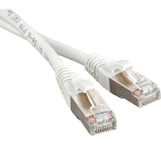 Изображение товара Патч-корд LANMASTER RJ45 - RJ45, 4 пары, FTP, категория 5е, 2 м, белый LAN-PC45/S5E-2.0-WH