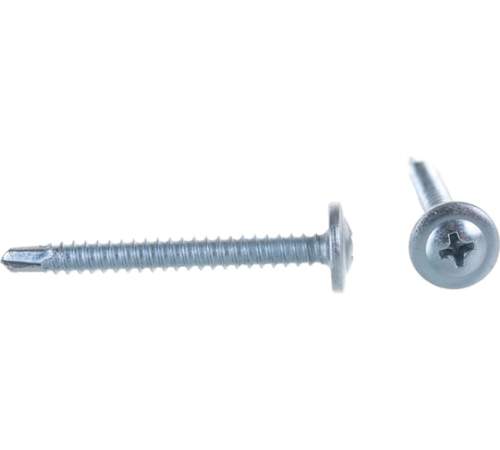 Изображение товара Саморезы Steelfix 4,2х38 ПШС (прессшайба сверло), цинк, 1кг (370шт), А-00255