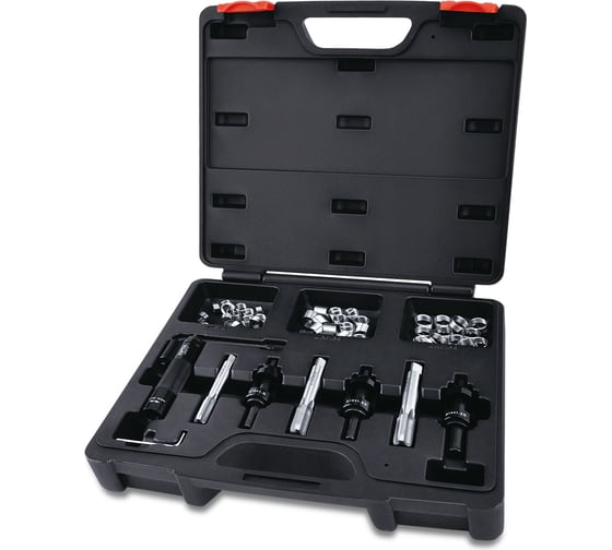 Изображение товара Набор для восстановления резьбы свечных отверстий M10x1.0, M12x1.25, M14x1.25, 56 предметов, TOPTUL JGAI5601