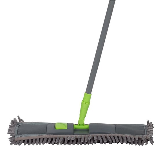 Изображение товара Швабра для пола с насадкой из микрофибры Рыжий кот MopМ4 серый 5936
