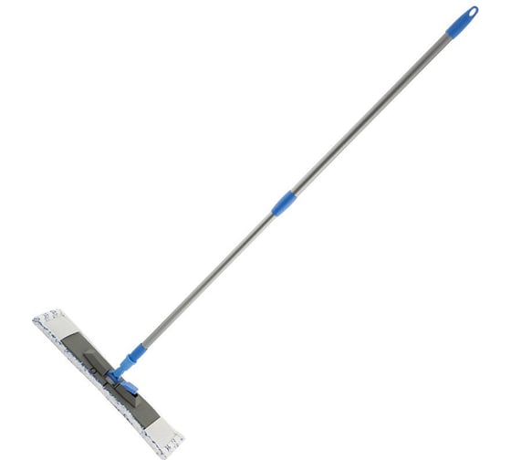 Изображение товара Швабра для пола Рыжий кот BRILLIANCE с насадкой из микрофибры, с абразивом, телескопической рукояткой 007959