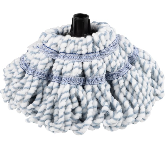 Изображение товара Насадка для швабры Рыжий кот ТВИСТ из микрофибры MopM6-H 310313